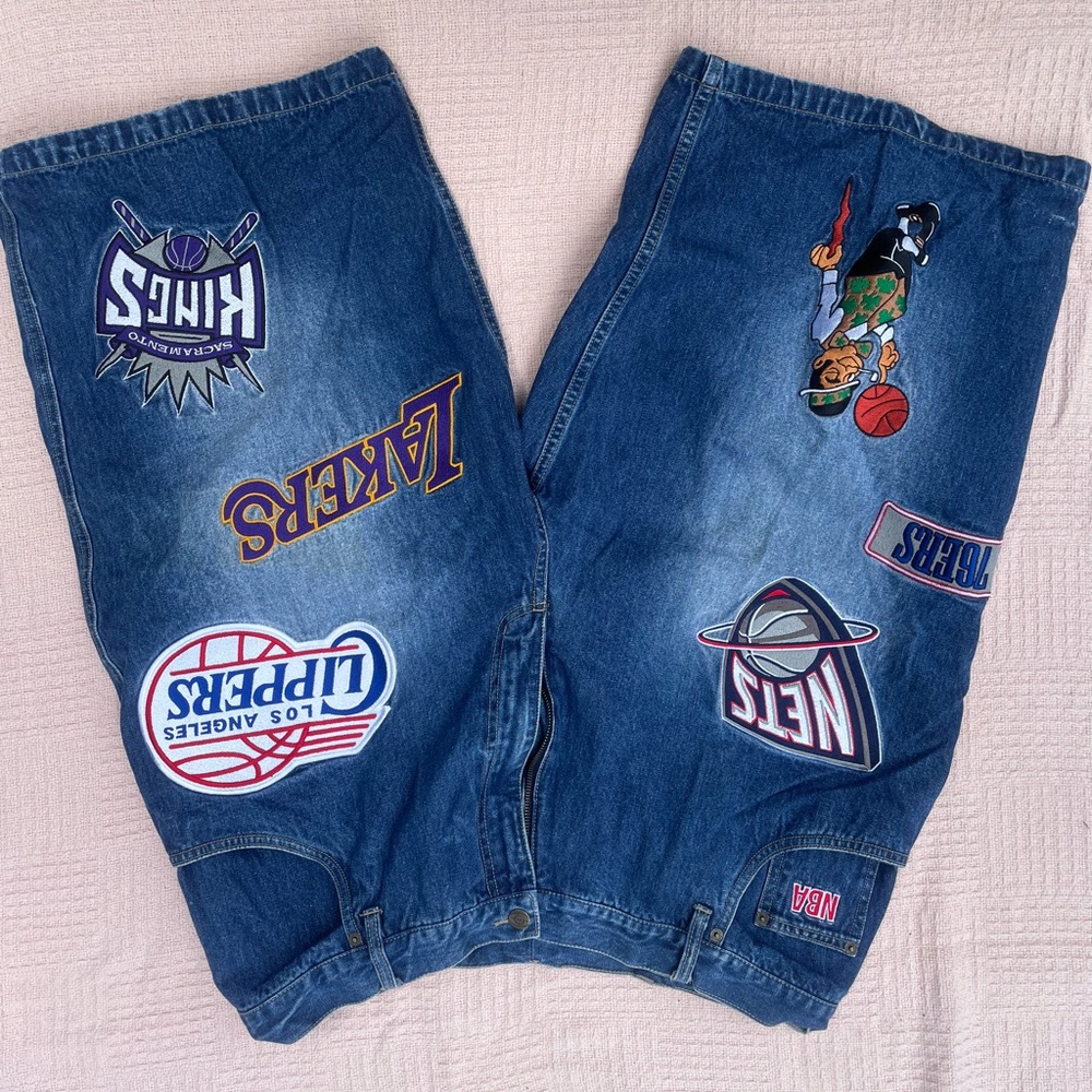 NBA Logo Blue Denim Apparel